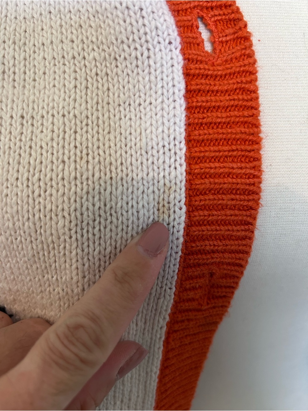 Vintage Alison Craig Halloween knit cardigan sweater Trick or Treat Size Medium - Picture 7 of 7